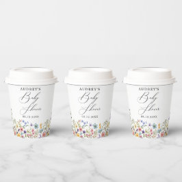 Moderne Wildblumen Blumenbücher für Kinder Pappbecher