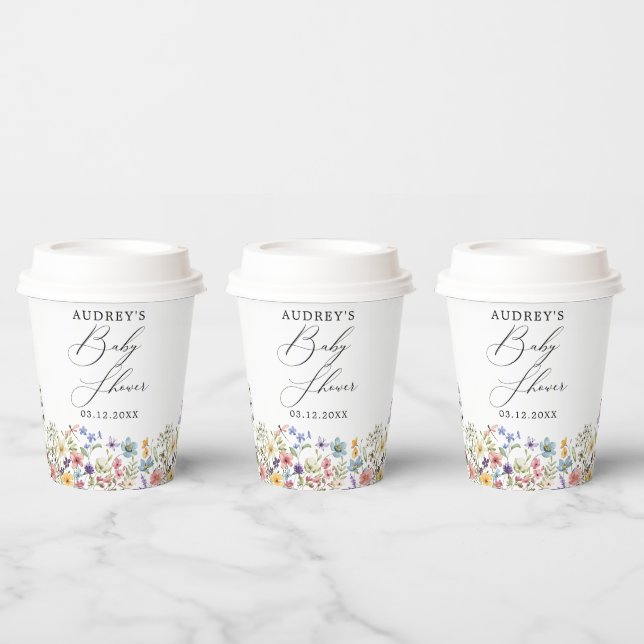 Moderne Wildblumen Blumenbücher für Kinder Pappbecher (Multi)