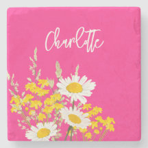 Moderne Wildblumen für Monogramm