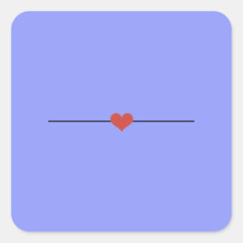 Moderne Winkeln machen aus Ihnen Quadratischer Aufkleber