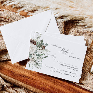 Moderne Wintermesse - UAWG RSVP Karte