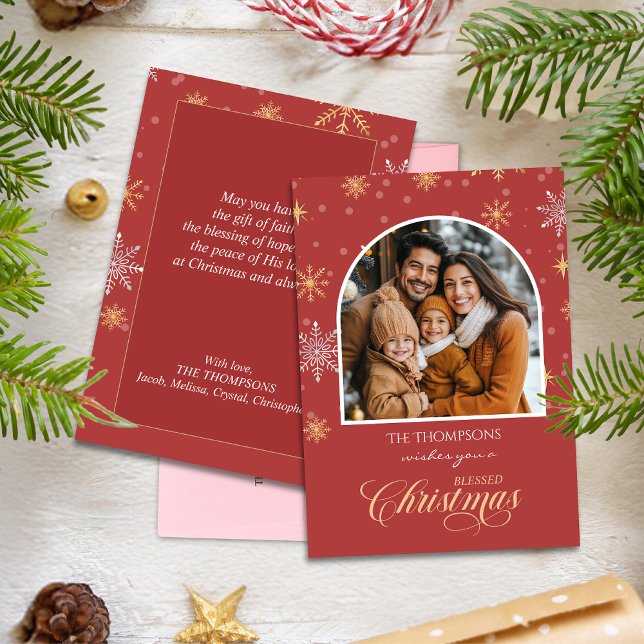 Moderne Winterschneeflocken Foto Weihnachten (Von Creator hochgeladen)