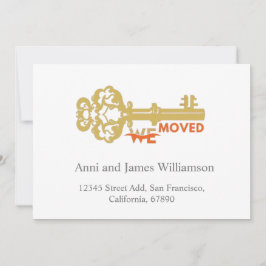 Moderne wir bewegten Schlüsselbewegungen Ankündigung