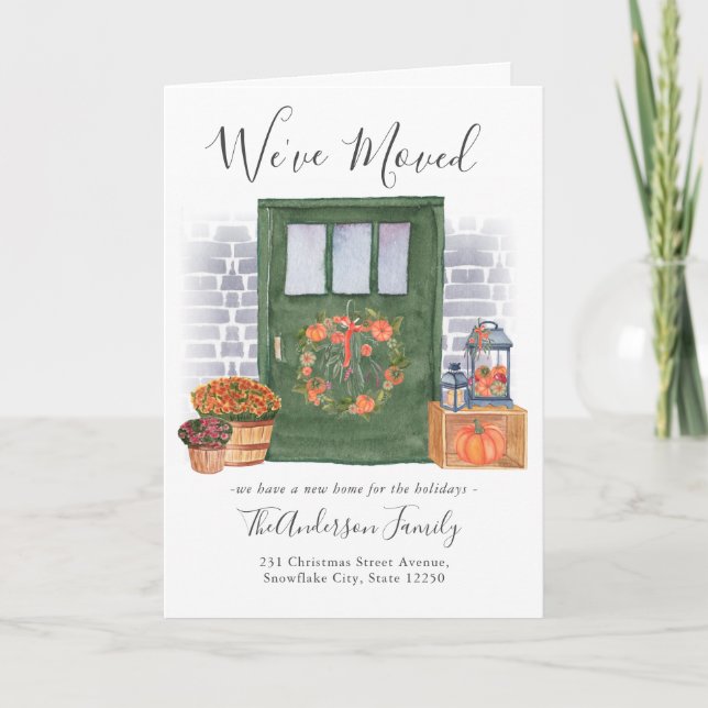 Moderne wir haben die Pumpkin Tür Urlaub bewegen Ankündigung (Vorderseite)