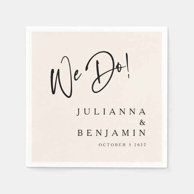 Moderne wir machen elegante, maßgeschneiderte Hoch Serviette (Vorderseite)