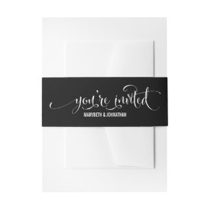Moderne wir machen Script Wedding Bly Band
