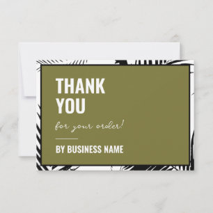 Moderne Wohnung bestellen Danke Business Card