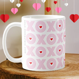 Moderne XOXO Valentinstag Beste Freundin Kaffeetasse