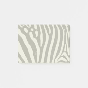 Moderne Zebrastreifen-Tierdruckmuster Post-it Klebezettel