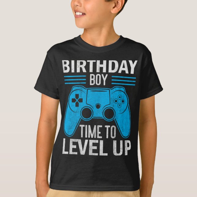 Moderne Zeit bis zum Level-Up-T - Shirt schwarz (Vorderseite)