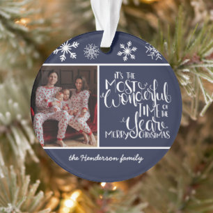 Moderne zeitgenössische Familienporträt-Klassik Na Ornament