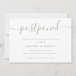 Moderne Zeitung Grüne Hochzeit Ankündigung