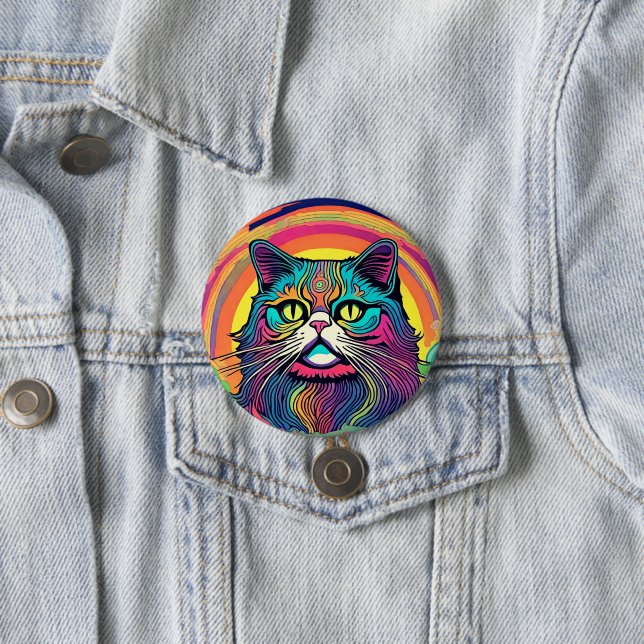 Moderne Zen Cat Button (Beispiel)