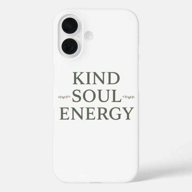 Moderne Zen-Positive-Energie-Zitat Case-Mate iPhone Hülle (Rückseite)