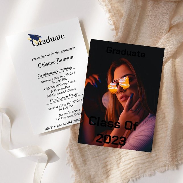 Moderne Zeremonie für Abschluss mit Skripten 2023 Ankündigung (Von Creator hochgeladen)