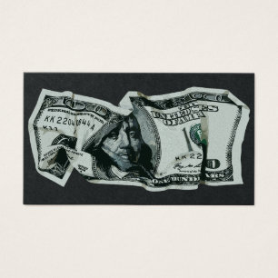 Moderne zerknitterte 100-Dollar-Schein-Gestaltung