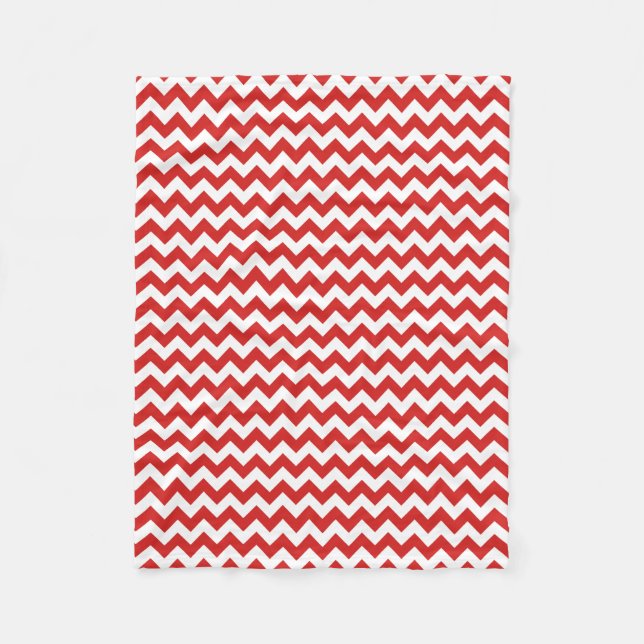 Moderne Zickzack Zigzag Fleecedecke (Vorderseite)