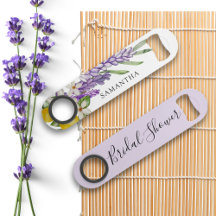Moderne Zitronen und Lavendel-Brautparty