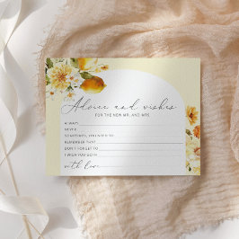 Moderne Zitronenberater und Wünsche Brautparty