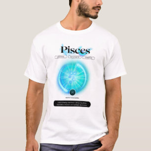 Moderne Zodiaka-Schildkröten Zitat Wasserelement T-Shirt