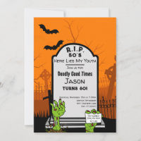 Moderne Zombie Horror Themenwoche 60. Geburtstagsp