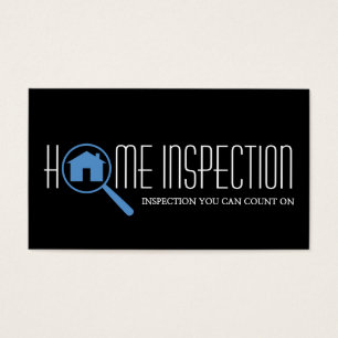 Moderne Zuhause House Inspection Business Cards