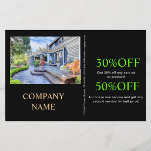 Moderne Zuhause-Renovierung reales Anwesen Flyer