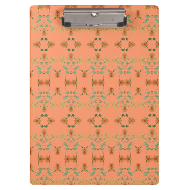 Moderne Zwischenablage für Blume und Strip Office Klemmbrett (Vorderseite)