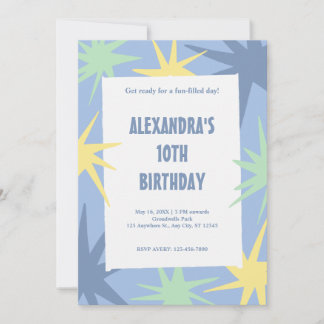 Moderner 10. Geburtstag