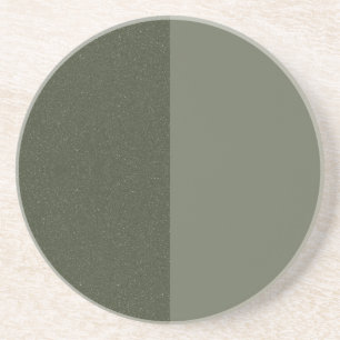 Moderner 2-Tone-Moos-Grüner Sandstein-Untersetzer Getränkeuntersetzer