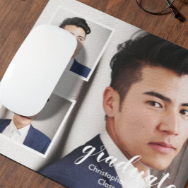 Moderner 3-Foto-Abschluss Mousepad