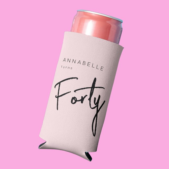 Moderner 40. 40. Geburtstag Selters Dosenkühler (Von Creator hochgeladen)