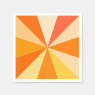 Moderner 60er der Pop-Kunst Funky geometrische Serviette