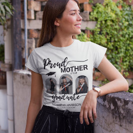 Moderner Abschluss | 3 Arted Foto Collage T-Shirt