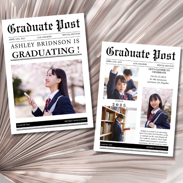 Moderner Abschluss Einladung (Von Creator hochgeladen)