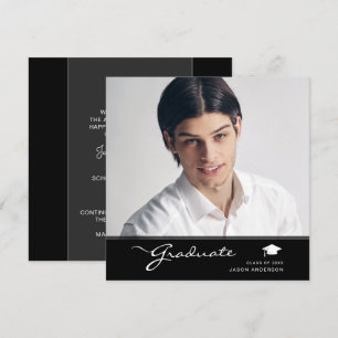 Moderner Abschluss Elegantes Script Trendy 1 Fot Ankündigung