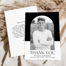 Moderner Abschluss für Arkadenblöcke in Schwarz un