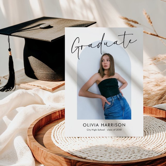 Moderner Abschluss für das Foto Script Einladung (Von Creator hochgeladen)