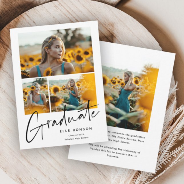 Moderner Abschluss für Drehbuch-Collage Ankündigung (Von Creator hochgeladen)