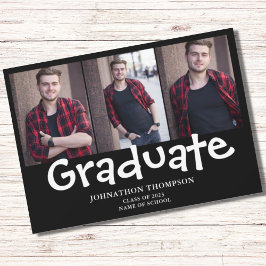 Moderner Abschluss für FotoCollage Ankündigung