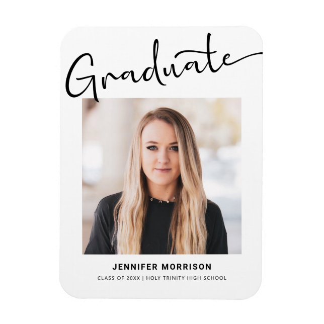 Moderner Abschluss für Skripte Foto Hochschule Magnet (Vertikal)