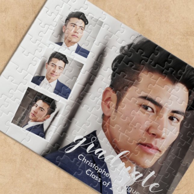 Moderner Abschluss mit 4 Fotos Puzzle (Von Creator hochgeladen)