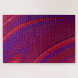 Moderner Abstrakt Red Lila Swirl - harte 1000 PCs Puzzle
