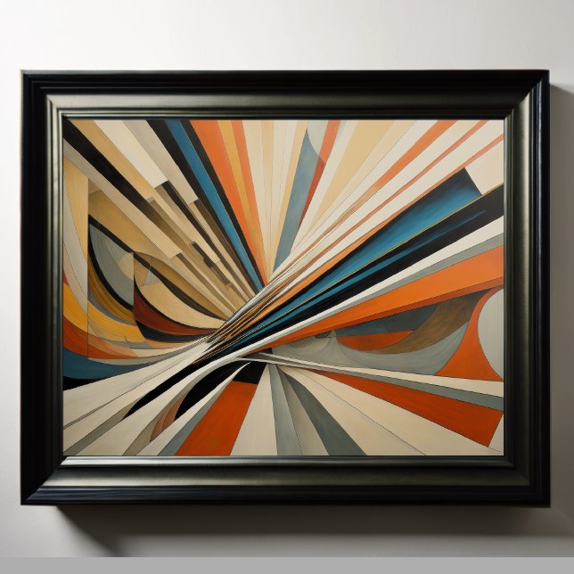 Moderner abstrakter Designfuturismus 4:3 Poster (Von Creator hochgeladen)