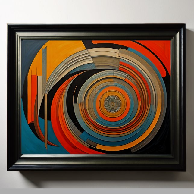 Moderner abstrakter Designfuturismus 4:5 Poster (Von Creator hochgeladen)