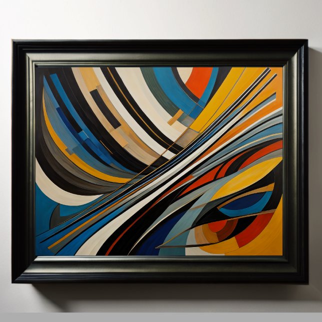 Moderner abstrakter Designfuturismus 4:5 Poster (Von Creator hochgeladen)