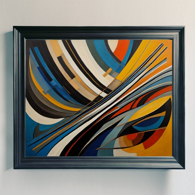 Moderner abstrakter Designfuturismus 4:5 Poster (Von Creator hochgeladen)