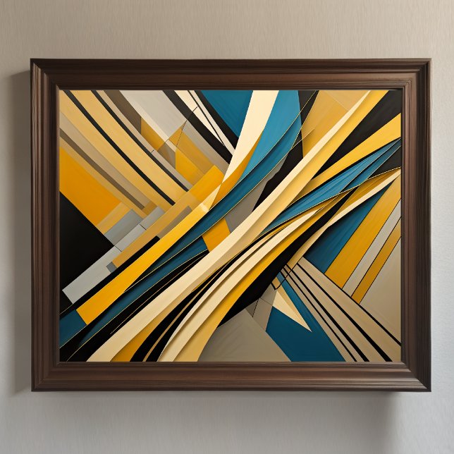 Moderner abstrakter Designfuturismus 4:5 Poster (Von Creator hochgeladen)