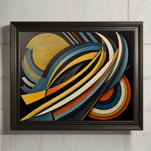 Moderner abstrakter Designfuturismus 4:5 Poster (Von Creator hochgeladen)