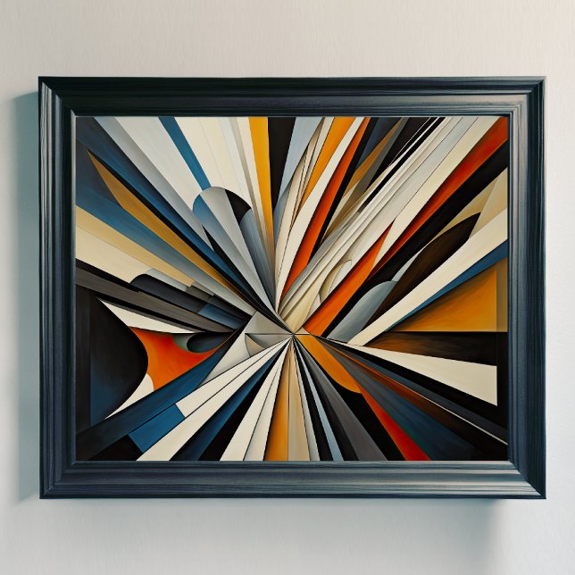 Moderner abstrakter Designfuturismus 4:5 Poster (Von Creator hochgeladen)